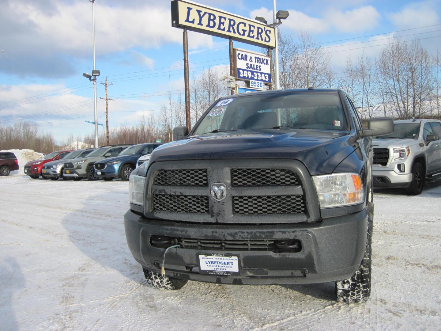 2014 RAM 2500 Tradesman Crew Cab 4WD (3C6TR5HT1EG) with an 3.6L V6 DOHC 24V engine, located at 9530 Old Seward Highway, Anchorage, AK, 99515, (907) 349-3343, 61.134140, -149.865570 - Photo#1